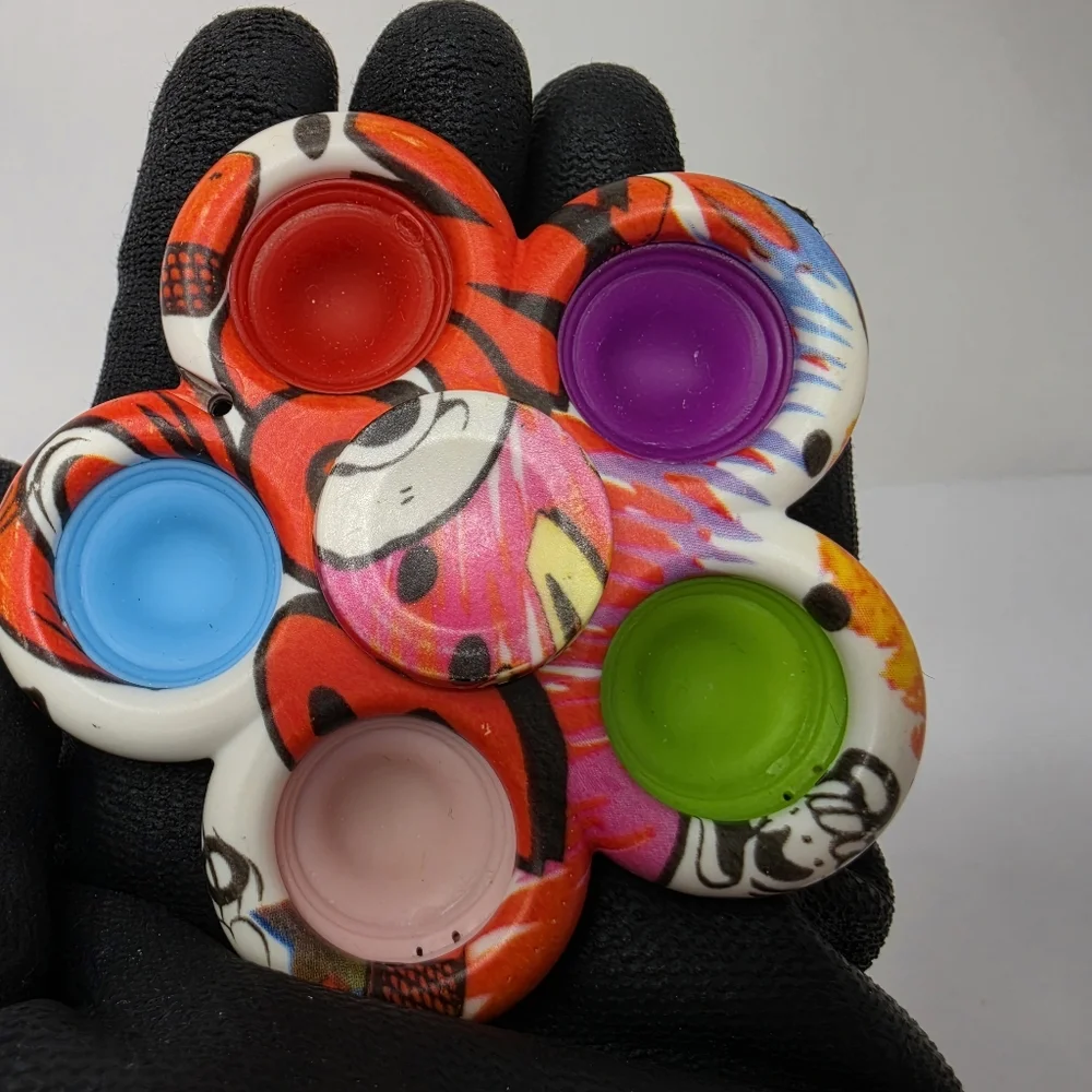 Spinner Tye Die Fidget SensoryToy Lot of 2